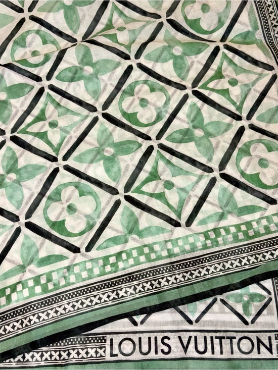 Louis Vuitton Other - Louis Vuitton RARE By The Pool Monogram Flower Tile Pareo Sarong Scarf M79016